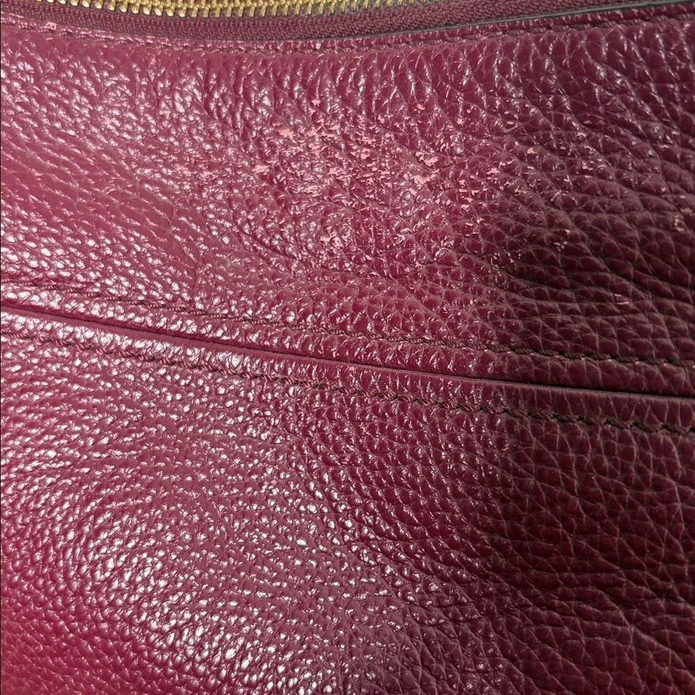 Kate Spade Marron Gabrielle Leather Crossbody Bag BLEMISH